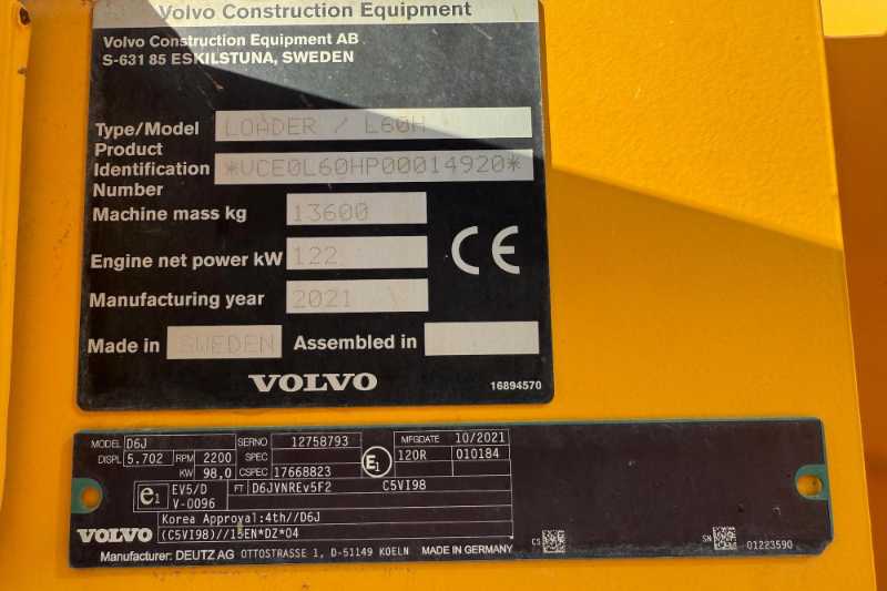 OmecoHub - Immagine VOLVO L60H